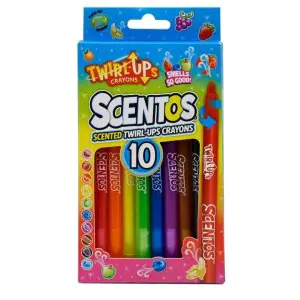 Scentos Twirl-Ups Crayons (Pack Of 10)