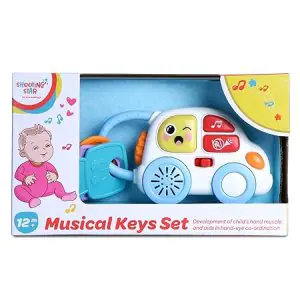 Shooting Star Baby Musical Toy Keys with Baby Wheel Car