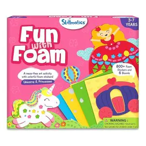 Skillmatics Art Activity - Fun With Foam Unicorns & Princesses