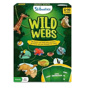 Skillmatics Board Game - Wild Webs