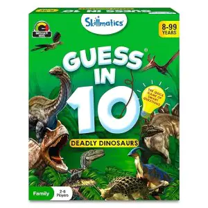 Skillmatics Card Game - Guess in 10 Deadly Dinosaurs