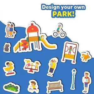 Skillmatics Creative Toy Magnetopia - Design Your City