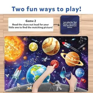 Skillmatics Floor Puzzle & Game - Piece & Play Up In Space