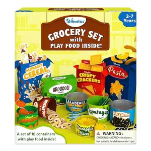 Skillmatics Grocery Set With Play Food Inside