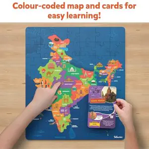 Skillmatics India Map Puzzle
