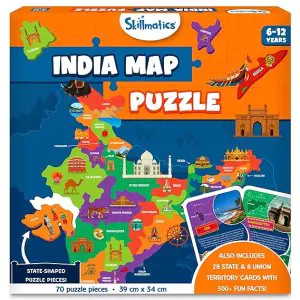 Skillmatics India Map Puzzle