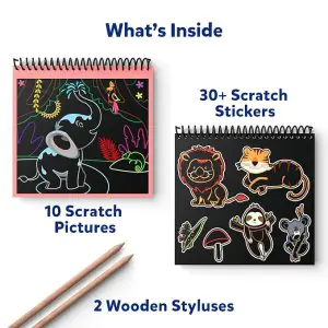 Skillmatics Magical Scratch Art Amazing Animals