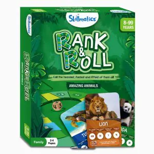 Skillmatics Rank & Roll Amazing Animals