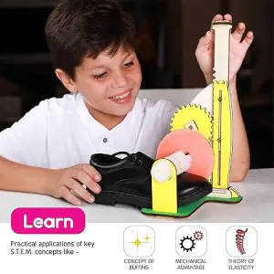 Skillmatics STEM Building Toy : Buildables Shoe Shining Machine