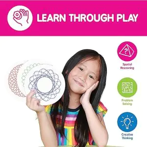 Skillmatics STEM Building Toy : Buildables Spin Art Station