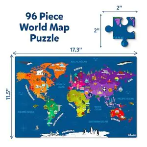 Skillmatics World Map Puzzle