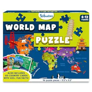 Skillmatics World Map Puzzle