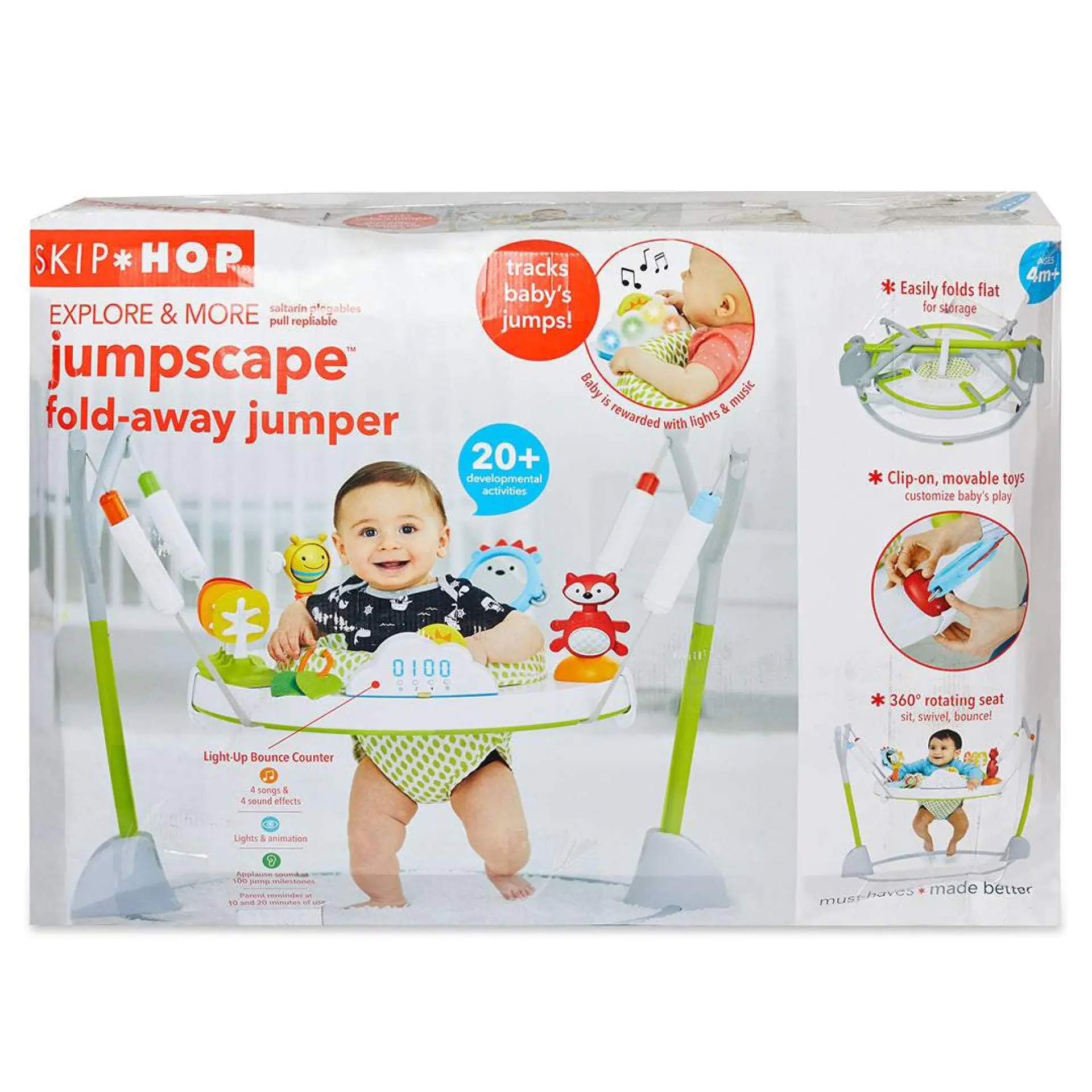 Skip Hop Explore & More Jumpscape Fold-Away Activity Jumper