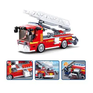 Sluban Fire Truck Set with (343 Pieces)