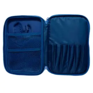 Smiggle Fly High Hardtop Double Up Pencil Case Navy