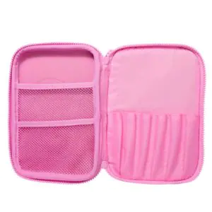 Smiggle Fly High Hardtop Double Up Pencil Case Pink