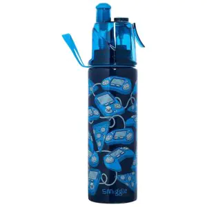 Smiggle Mist Spritz Insulated Steel Drink Bottle Navy 500Ml, Stainless Steel Drink Bottle for Boys