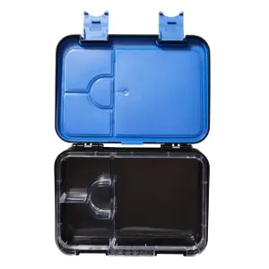 Smiggle Movin Happy Bento Lunch Box Medium Black