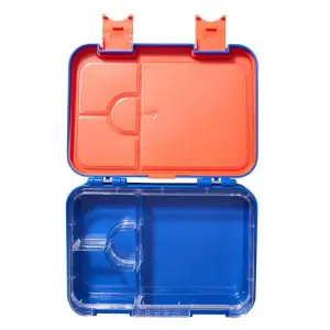 Smiggle Movin Happy Bento Lunch Box Medium Blue