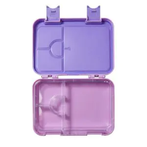 Smiggle Roundabout Happy Bento Lunch Box Medium Lilac