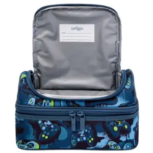 Smiggle Vivid Double Decker Lunchbox Grey