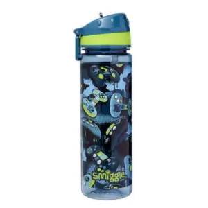Smiggle Vivid Drink Up Plastic Drink Bottle Grey