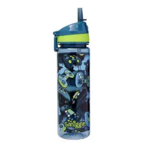 Smiggle Vivid Drink Up Plastic Drink Bottle Grey