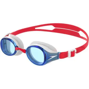 Speedo Unisex Junior Hydropure Tint-Lens Goggles - Red & Blue