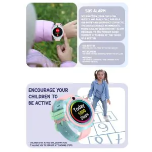 Spiky Cacus Waterproof Smartwactch 5499 - Pink