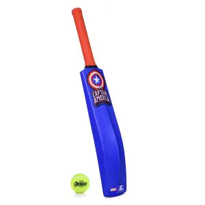 Starter Big Captain America Cricket Bat & Ball Set (Size 4)