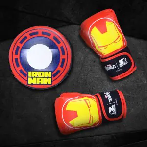 Starter Iron Man Focus Pad With Boxing Gloves