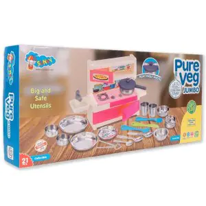 Sunny 21 Pieces Pure Veg Jumbo Kitchen Play Set