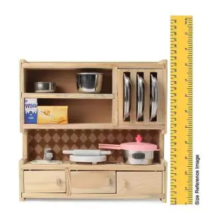 Sunny Cook N Serve Wooden Kitchen Set - Brown