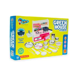 Sunny Green House 19 Pieces Kitchen Set