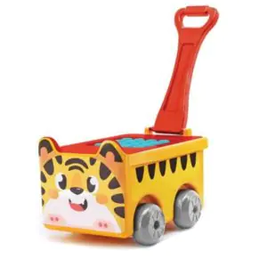 Sunta Building Block Tiger Trolley Container - 30 Pieces
