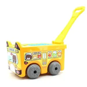 Sunta Building Blocks School Bus Trolley Container - 30 Pieces