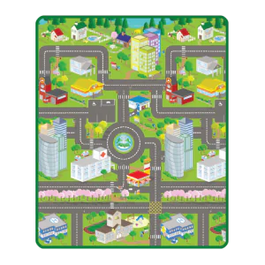 Sunta City Map Baby Floor Mat - 3016R