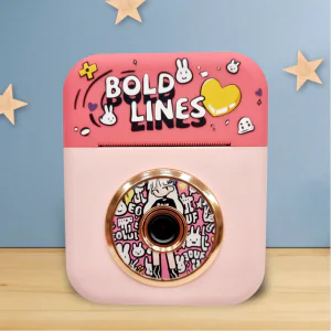 TF-Bold Line Kids Digital Print Camera