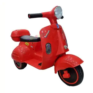 TF Chotu Scooter with Boot Kids Battery Operated Ride On Red 6V