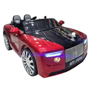TF Rolls Dualtone Rechargeable Battery Car Ride On Black-Red AT-1618