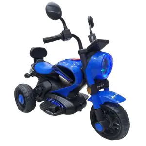 TF Super Harley Kids Battery Operated Bike Ride On Blue