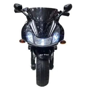 TF V10 Police Bike Kids Battery Operated Ride On Black