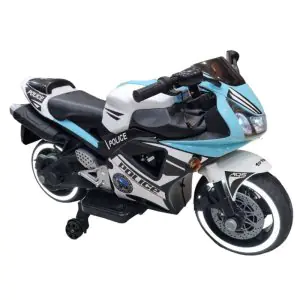 TF V10 Super Bike Kids Battery Operated Ride On Blue