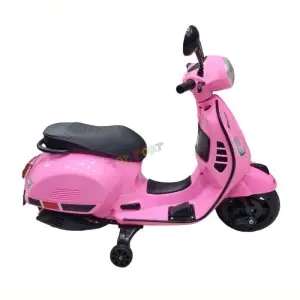 TF Vespa Kids Battery Operated Scooter Ride On Pink 12V