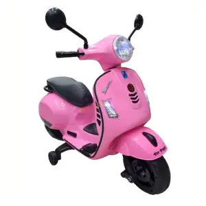 TF Vespa Kids Battery Operated Scooter Ride On Pink 12V