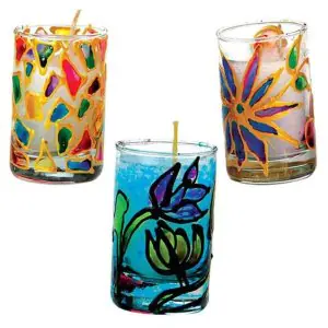 Toykraftt Glass Painting Candle Kit