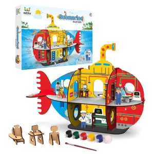 Webby DIY Submarine Wooden Playset