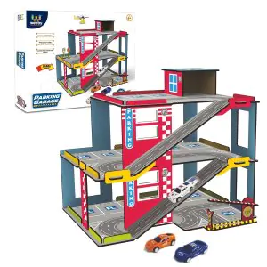 Webby Multilevel Parking Garage Playset