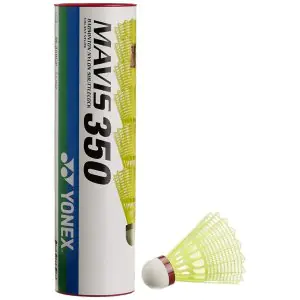 YONEX Mavis 350 Nylon Shuttlecock (Pack of 6)