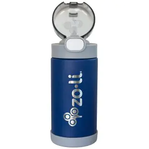 Zoli Pow Squeak Drink Bottle 295 ML Navy Blue